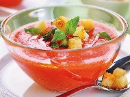 Рецепта Гаспачо - студена доматена супа със зеленчуци